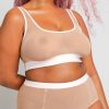 Thumbnail image #5 of Sieve High-Waist Brief in Buff + White