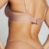 Thumbnail image #3 of Glacé Triangle Bra in Buff + Black (Pack)