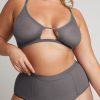 Thumbnail image #4 of Sieve Cutout Bra in Graphite