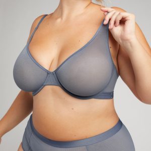 Sieve Demi Bra in Slate