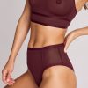 Thumbnail image #2 of Sieve Longline Bra in Garnet
