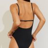 Thumbnail image #2 of Swim Straight Neck One-Piece in Black