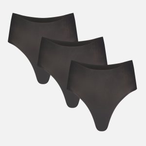 Base High Rise Brief in Black (Pack)