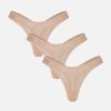 Thumbnail image #1 of Sieve Dipped Thong in Buff (Pack)