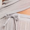 Thumbnail image #3 of Fino Featherweight Cashmere Boyfriend Tee in Heather Grey