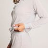 Thumbnail image #2 of Fino Featherweight Cashmere Polo in Heather Grey
