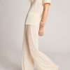 Thumbnail image #2 of Fino Featherweight Cashmere Track Pant in Cream