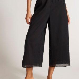 Island Cropped Pant in Black