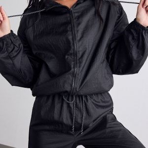 Parachute Jacket in Black
