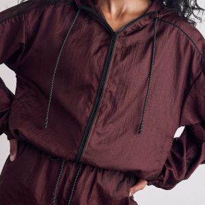Parachute Jacket in Garnet
