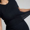 Thumbnail image #8 of Pointelle Baby Tee in Black