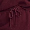 Thumbnail image #4 of Waffle Knit Cropped Track Pant in Garnet