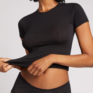Whipped Baby Tee in Black