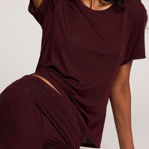 Whipped Boyfriend Tee in Garnet
