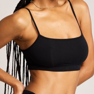 Whipped Bralette in Black