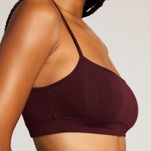 Whipped Bralette in Garnet