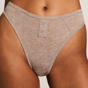 Whipped French Cut Brief in Mink