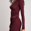 Thumbnail image #3 of Whipped Henley in Garnet