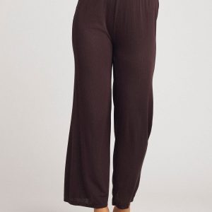 Whipped Cropped Pant in Ganache