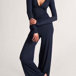 Whipped Track Pant in Navy