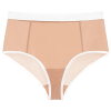 Thumbnail image #7 of Sieve High-Waist Brief in Buff + White