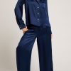 Thumbnail image #2 of Eclipse Washable Silk Shirt in Navy