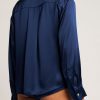 Thumbnail image #4 of Eclipse Washable Silk Shirt in Navy
