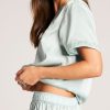 Thumbnail image #3 of Eclipse Washable Silk V-Top in Mist