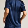 Thumbnail image #4 of Eclipse Washable Silk V-Top in Navy