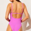 Thumbnail image #2 of Swim Straight One-Piece in Orchid