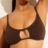 Thumbnail image #1 of Swim Cutout Top in Espresso
