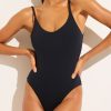Thumbnail image #1 of Swim Strappy One-Piece in Black