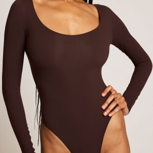 Base Ballet Bodysuit in Espresso