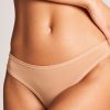 Thumbnail image #2 of Cloud Cotton Low Thong in Honey (Pack)