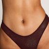 Thumbnail image #1 of Sieve Dipped Thong in Garnet Spark